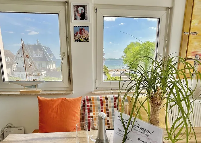 3Sz Penthaus Luna Am Sandstrand Mit Meerblick & Balkon