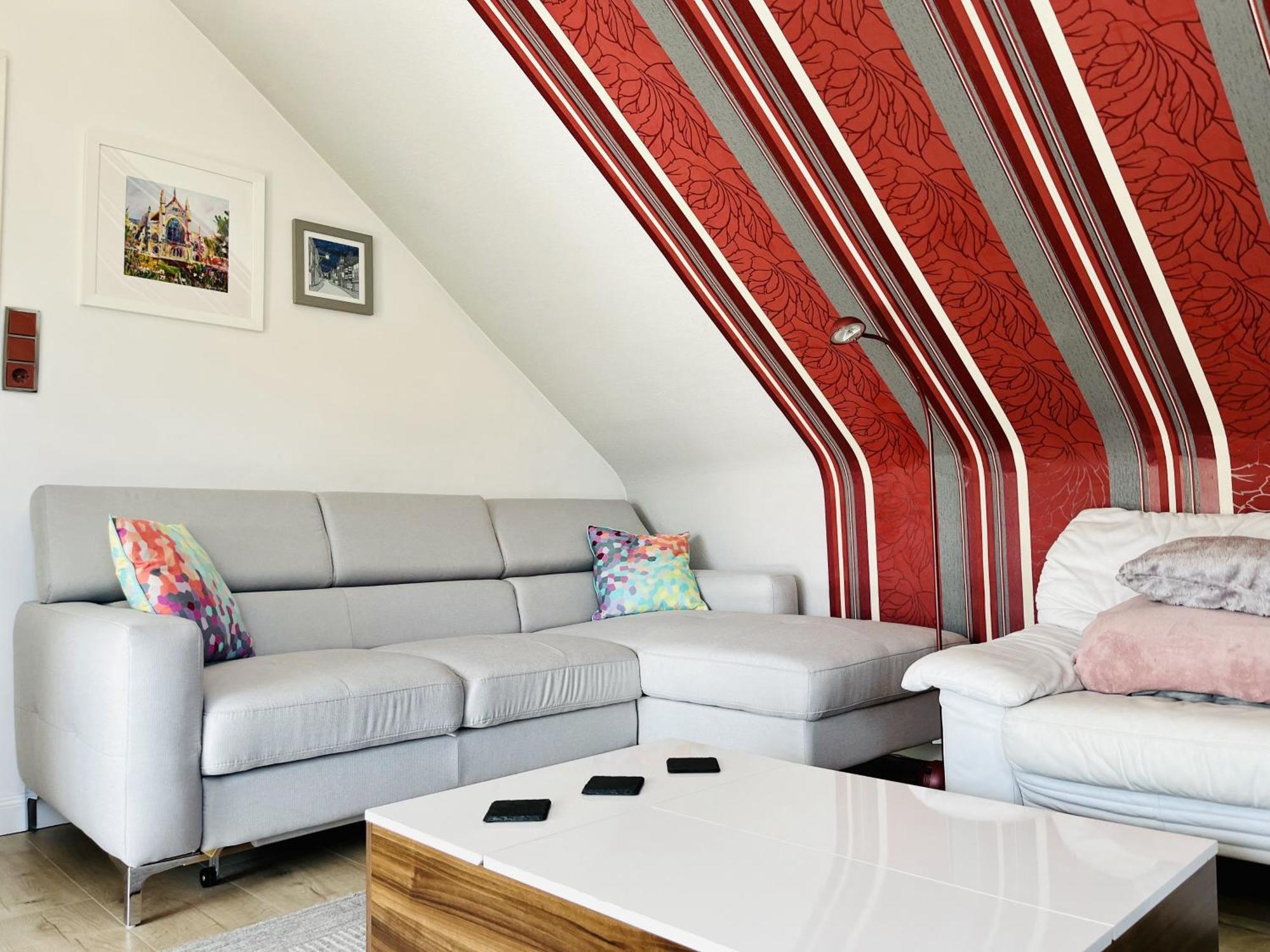 Apartment 3sz Penthaus Luna Am Sandstrand Mit Meerblick & Balkon Lubeck