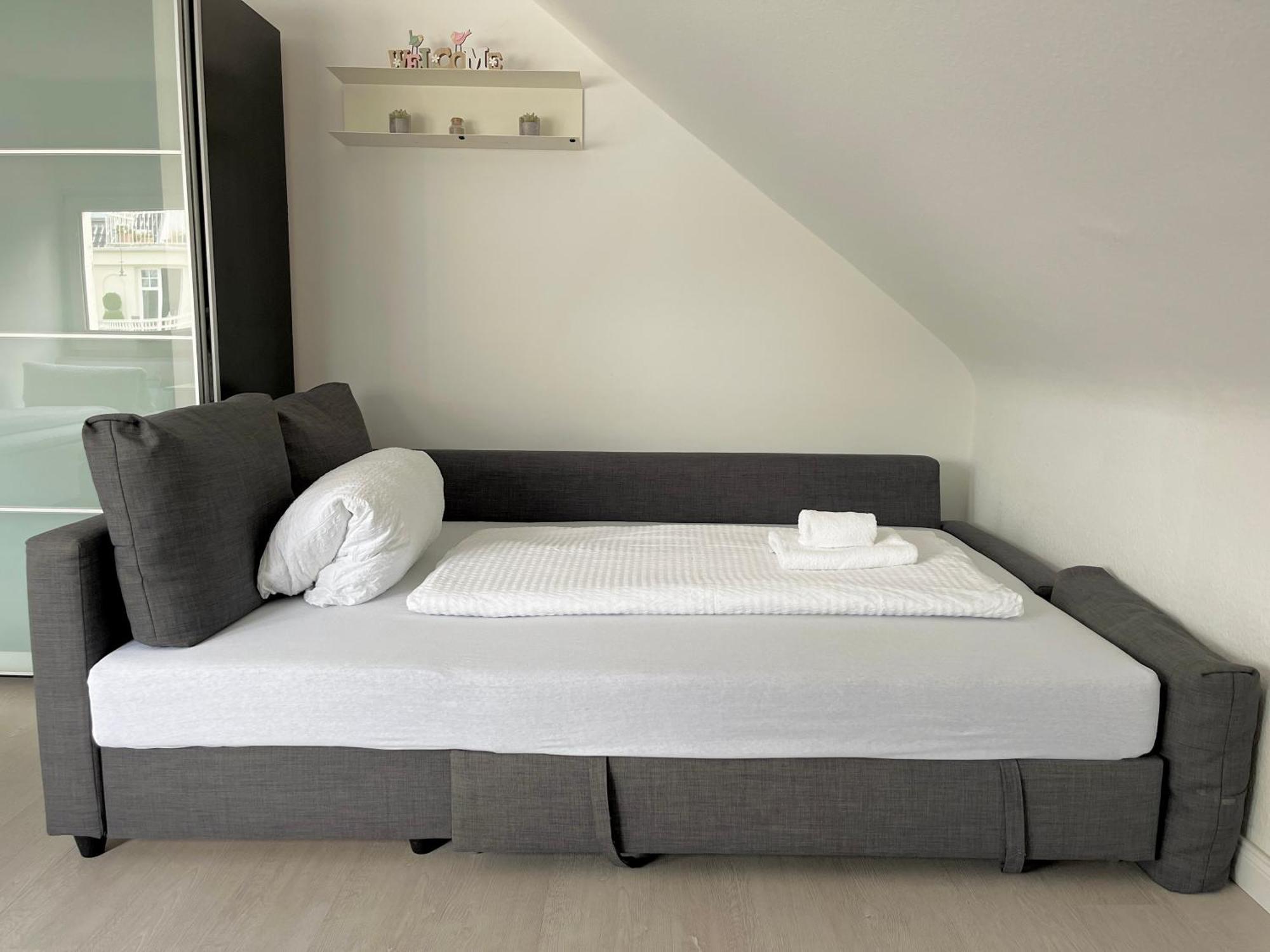 3sz Penthaus Luna Am Sandstrand Mit Meerblick & Balkon Apartment Lubeck