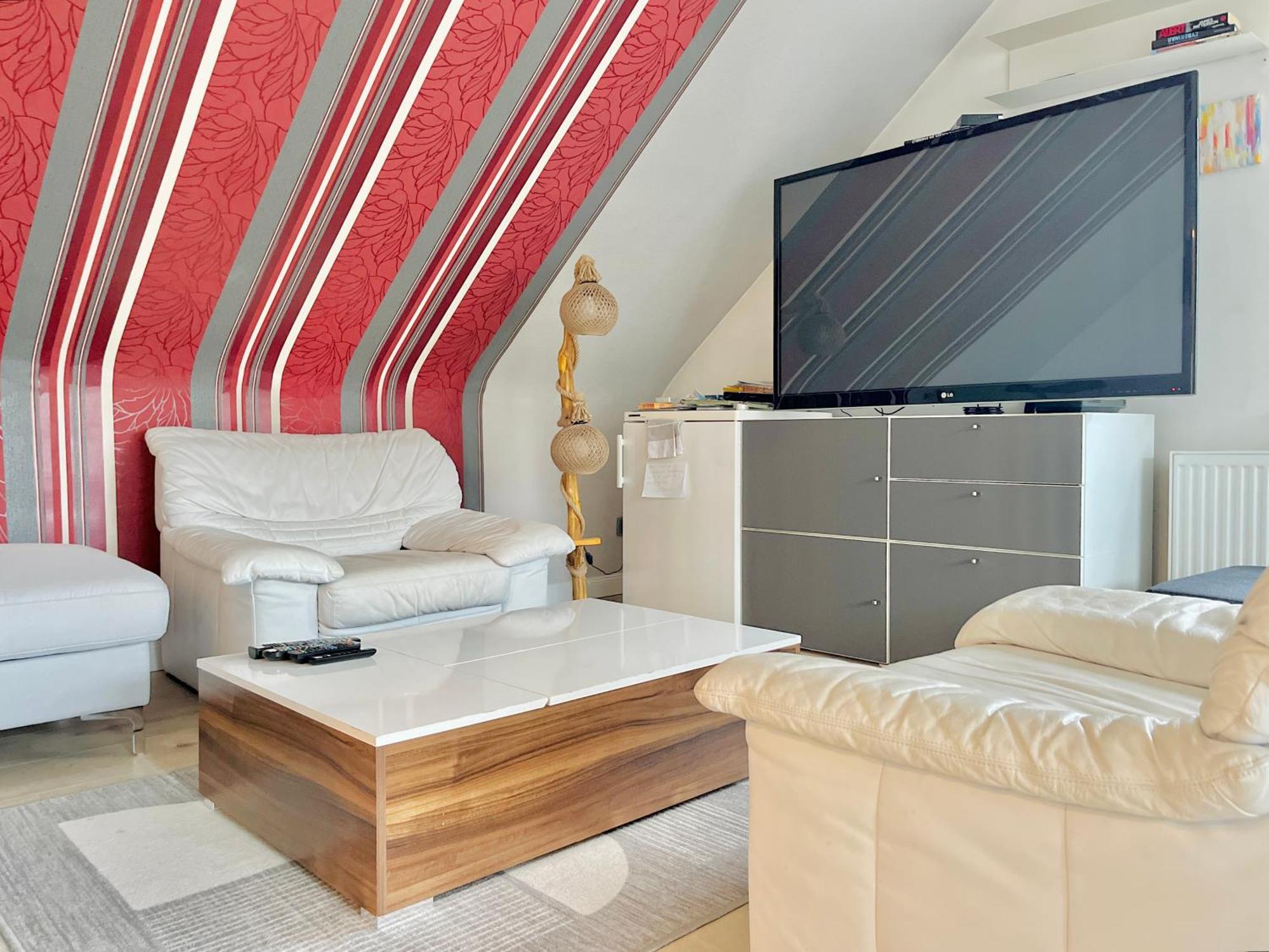 3sz Penthaus Luna Am Sandstrand Mit Meerblick & Balkon