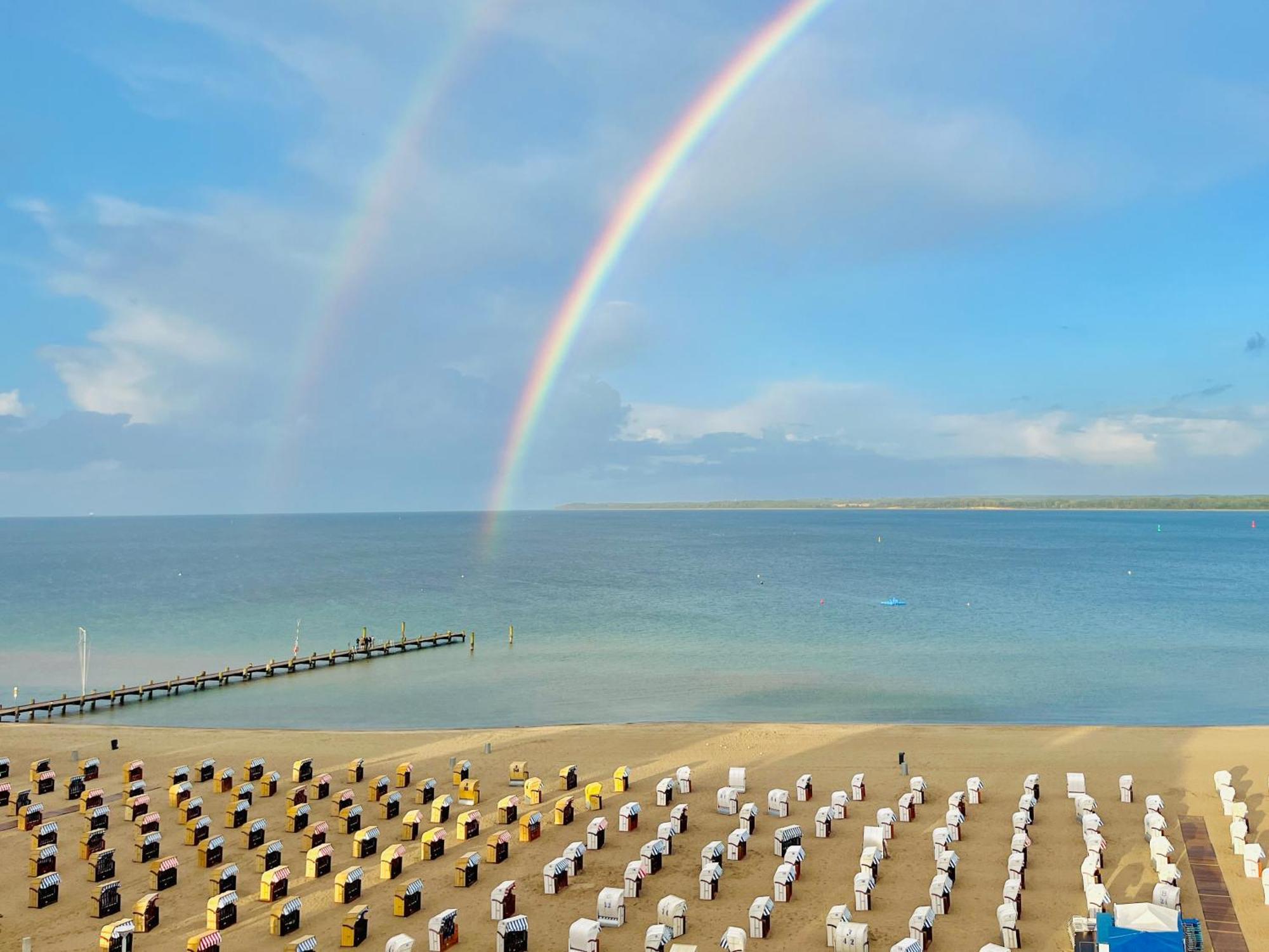 3sz Penthaus Luna Am Sandstrand Mit Meerblick & Balkon